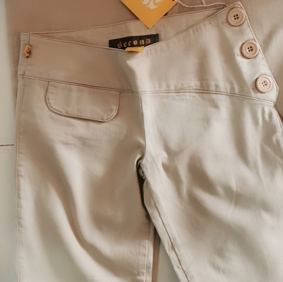 Nwt Women's Second yoga Tan Pants Size Xs - Picture 1 of 6